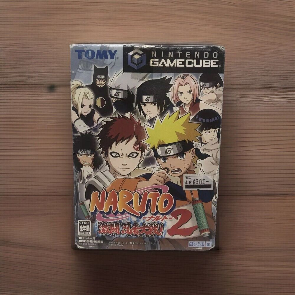 Naruto: Gekitou Ninja Taisen 2 Nintendo GameCube NTSC-J Japan Import Video Game